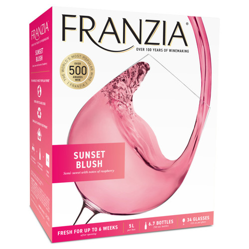 Zoom to enlarge the Franzia Sunset Blush White Zinfandel