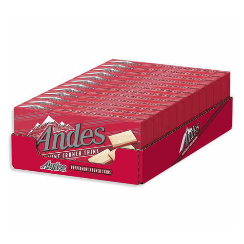 Zoom to enlarge the Holiday • Andes Peppermint Crunch Thins Theater Box