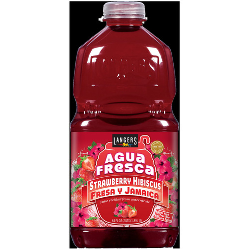 Langers Agua Fresca Strawbery Hibiscus