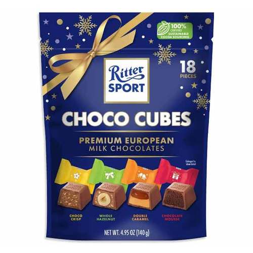 Zoom to enlarge the Holiday &bull; Ritter Sport Mixed Choco Cubes Holiday Sub