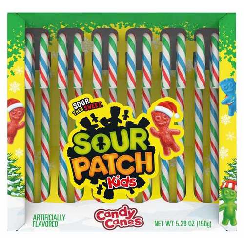 Zoom to enlarge the Holiday &bull; Sour Patch Kids Candy Canes
