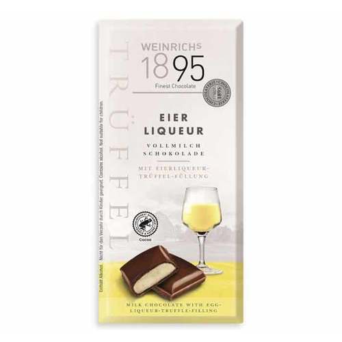 Zoom to enlarge the Holiday • Weinrich 1895 Milk Chocolate Bar – Egg Liqueur Truffle Filling