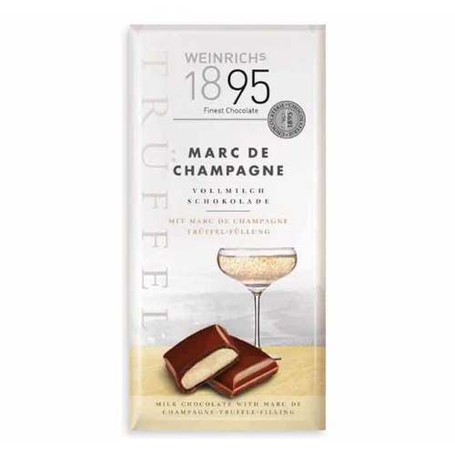 Zoom to enlarge the Holiday &bull; Winrch 1895 Milk Chocolate Bar – Champagne Truffle Filled