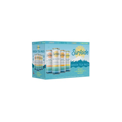 Surfside Cocktails • Green Tea Variety Pack 8pk-12oz