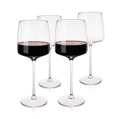 Viski Julien Crystal Bordeaux Wine Stems 22 oz
