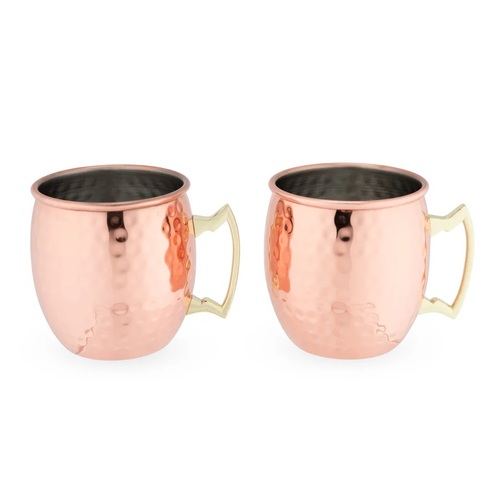Zoom to enlarge the True Hammered-finish Copper Plated 16 oz Moscow Mule