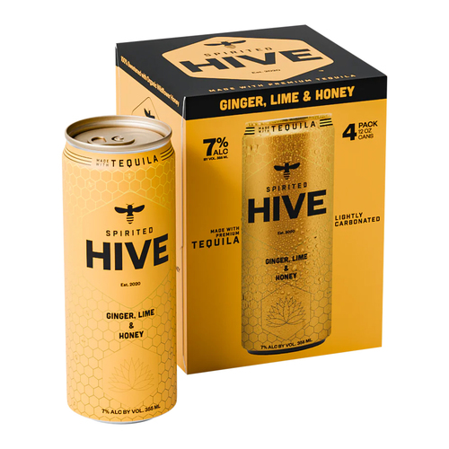 Zoom to enlarge the Spirited Hive • Tequila Ginger 4pk-12oz