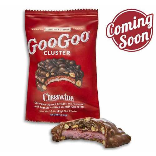 Zoom to enlarge the Goo Goo Clusters &bull; Cheerwine