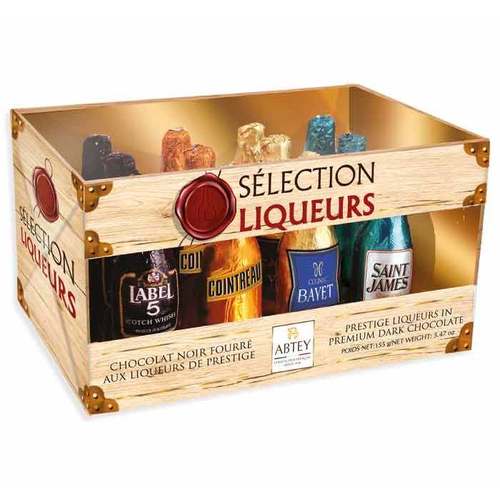 Zoom to enlarge the Holiday &bull; Abtey Cocktail Crate Selection Liqueurs Dark Chocolate