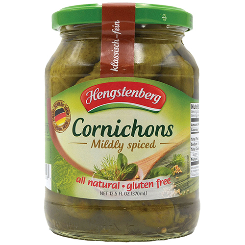 Zoom to enlarge the Hengstenberg Pickles • Cornichons Herb Spicy
