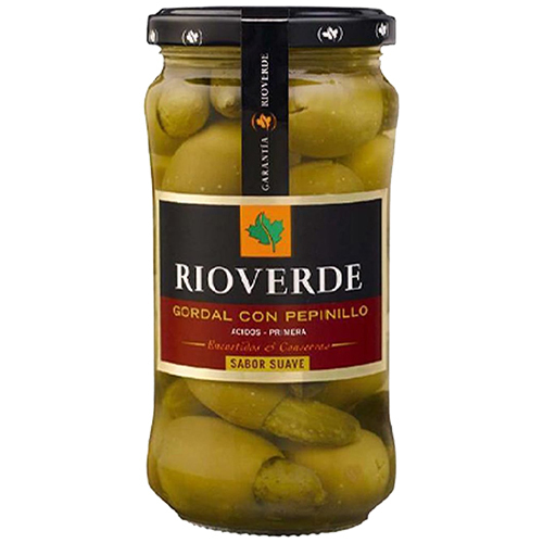 Zoom to enlarge the Rioverde Olives • Stuffed With Gherkin