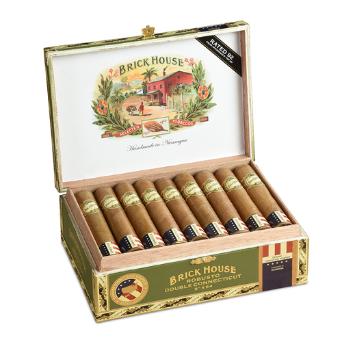 Cigar J.c. Newman Brick House Double Connecticut Robusto Box Of Twenty-five