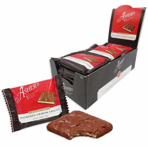 Ashers Chocolate Wrapped Graham Cracker - Milk