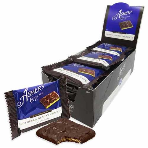 Ashers Dark Chocolate Wrapped Graham Cracker