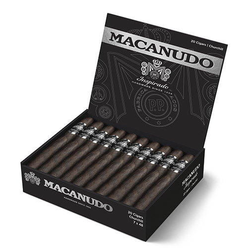 Zoom to enlarge the Cigar Macanudo Inspirado Black Churchill Box Of Twenty