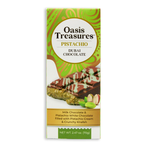 Dubai Chocolate Bar • Pistachio Cream