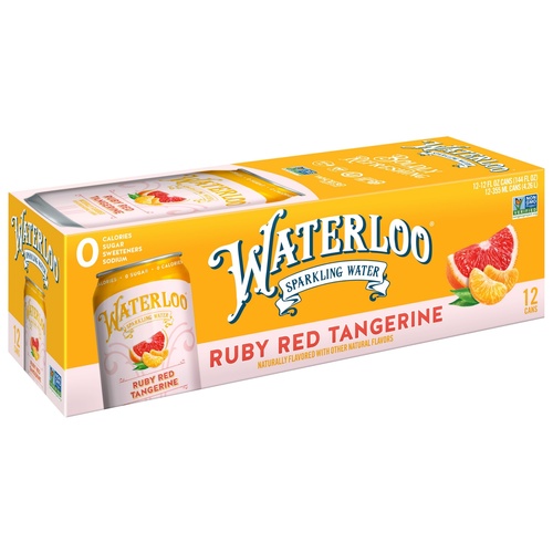 Zoom to enlarge the Waterloo Sparkling Water • Ruby Red Tangerine 12 oz