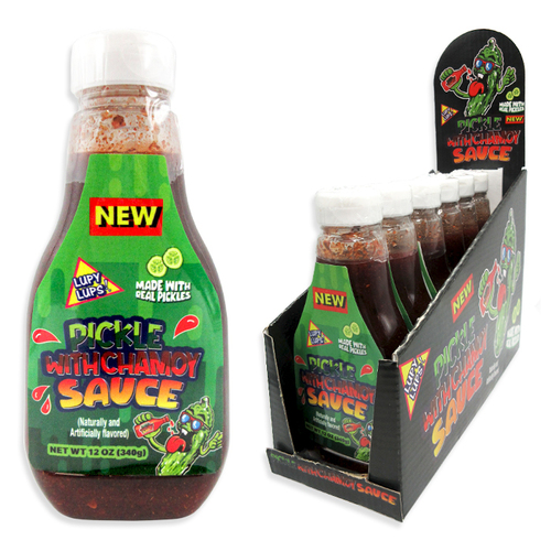Lupy Lups Pickle With Chamoy Sauce