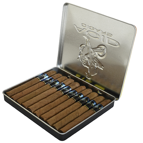 Zoom to enlarge the Cigar Drew Estate Acid Krush Blue Connecticut Box Of Five Tin 10pk