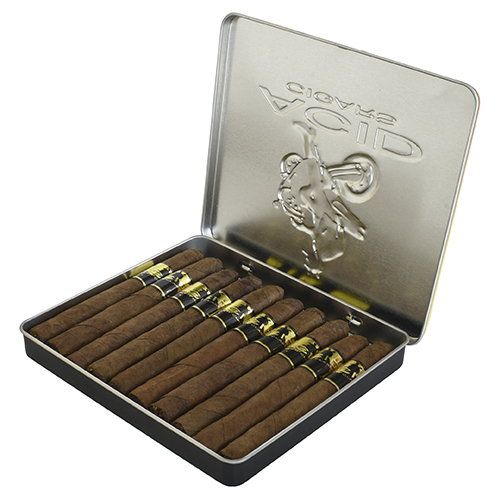 Cigar Drew Estate Acid Krush Gold Sumatra Box Of Five Tin 10pk