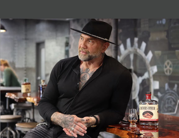 Devils River Whiskey Bottle Signing with Dave Bautista