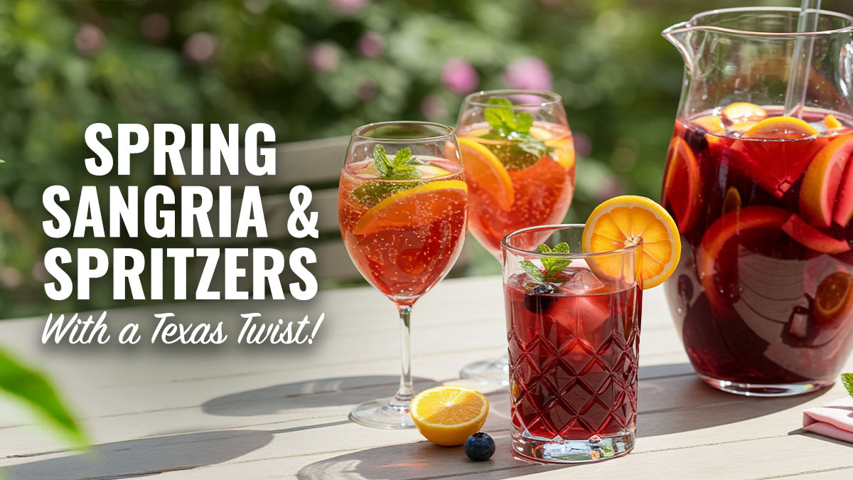 spring sangria spritzers