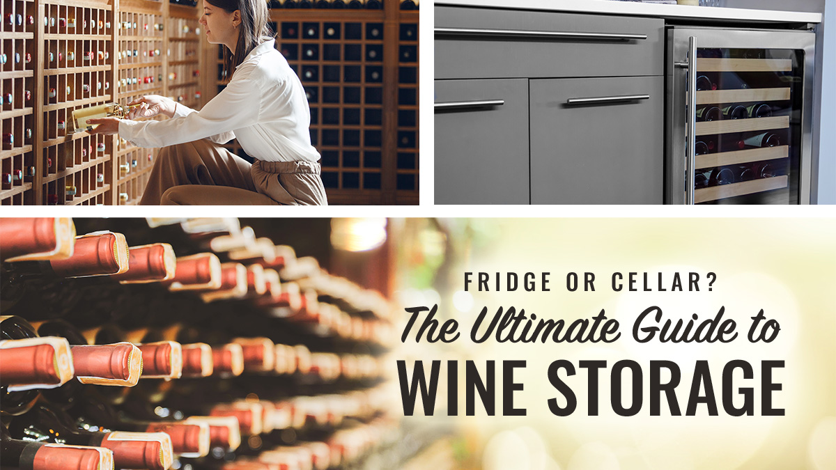 wine storage fridge vs cellar