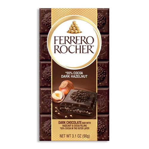 Zoom to enlarge the Ferrero Rocher Chocolate Tablet • Dark Hazelnut
