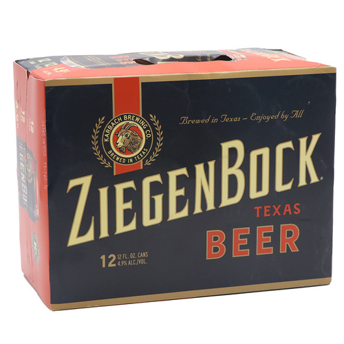 Zoom to enlarge the Ziegenbock Texas Amber 12pk