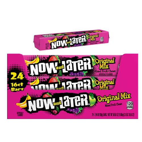 Zoom to enlarge the Now & Later’s Original Taffy Chews Assorted Flavor Candy