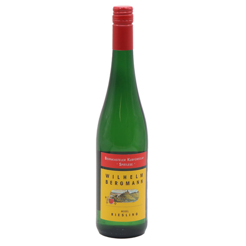 Zoom to enlarge the Wilhelm Bergmann Spatlese Bernkasteler Kurfurstlay Riesling