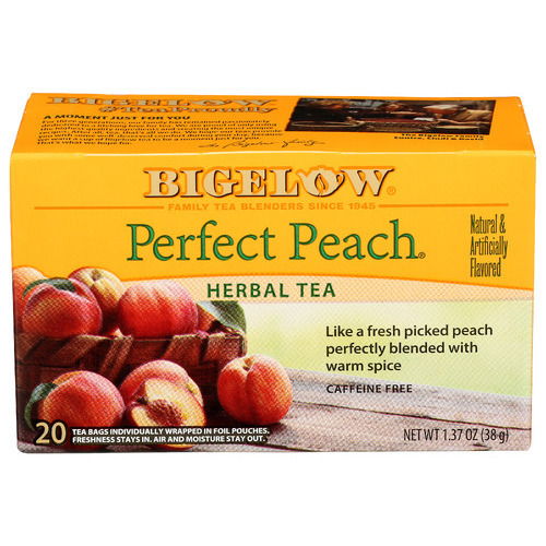 Zoom to enlarge the Bigelow Perfect Peach Herbal Tea Bags