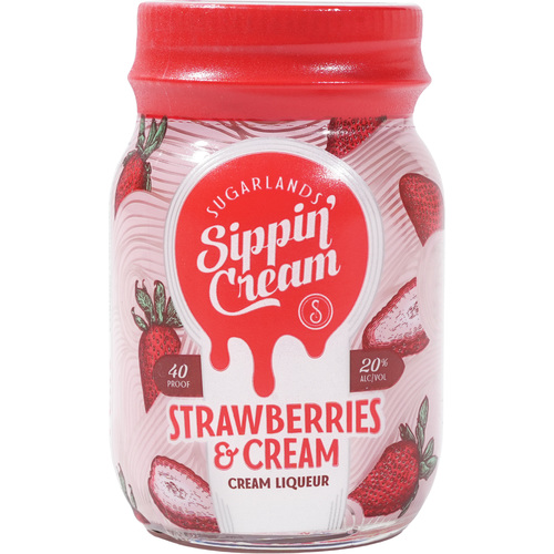 Sugarlands Sippin' Cream • Strawberry 50ml (Each)