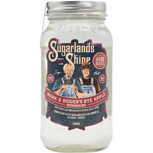 Zoom to enlarge the Sugarlands Apple Rye Moonshine &bull; 50ml (Each)