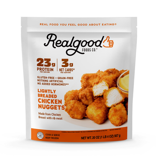 Zoom to enlarge the Real Good Frozen Foods • Chicken Nuggets Breaded