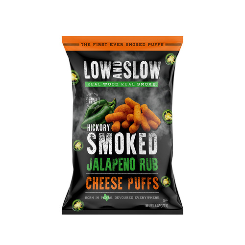 Low and Slow • Hickory Smoked Jalapeno Cheese Puffs