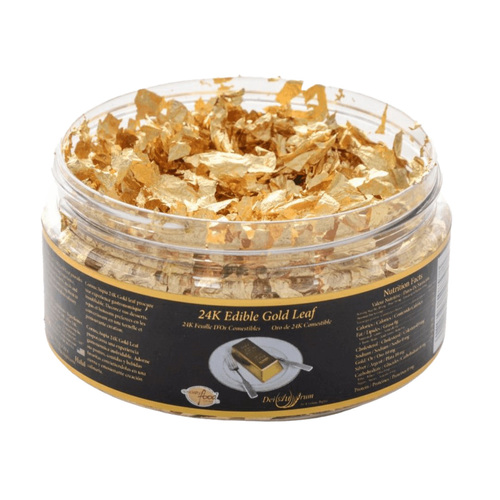 Zoom to enlarge the Edible Gold Flakes Jar • 100mg