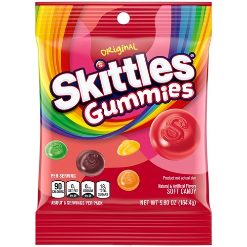 Skittles Original Flavored Gummie Candies