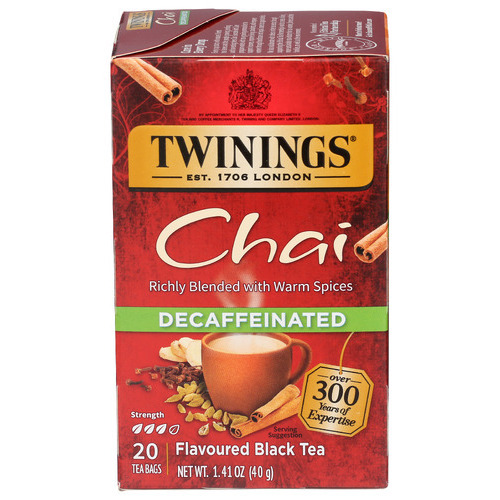 Twinings Of London Decaffeinated Lady Grey Black Tea Bags