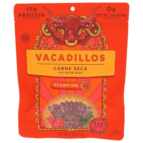 Jerky &bull; Vacadillos Carne Seca Scorpion