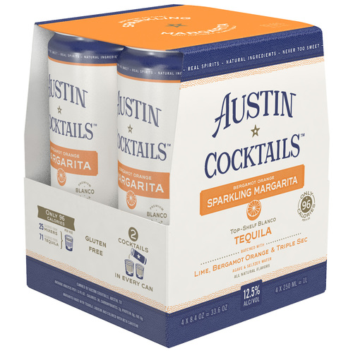 Austin Cocktails Cans • Orange Marg. 4pk-250ml