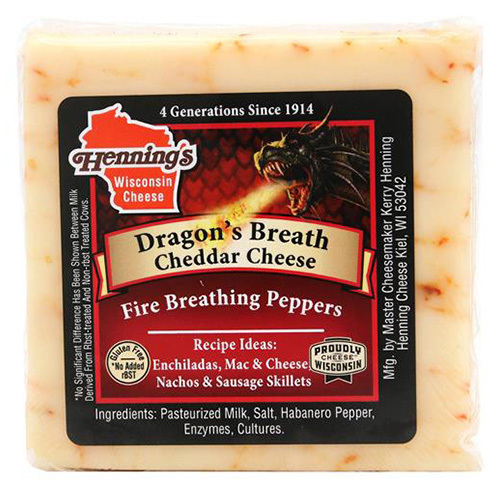 Cheese&bull; Hennings Dragon's Breath Cheddar
