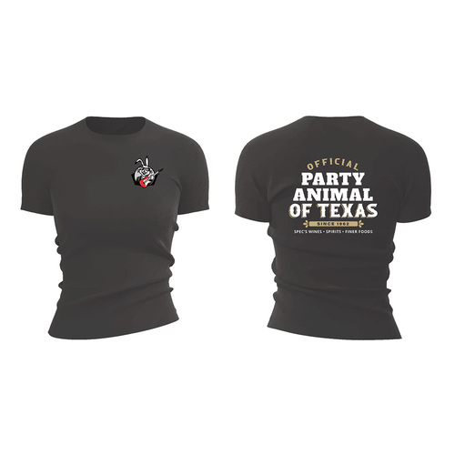 Zoom to enlarge the Spec’s Party Animal Ladies T-shirt