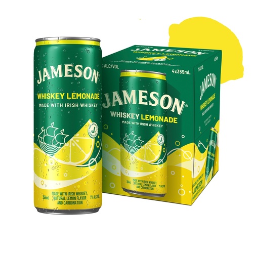Jameson Cocktails • Lemonade 4pk-12oz