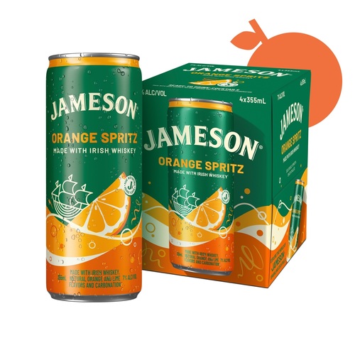 Jameson Cocktails • Orange Spritz 4pk-12oz