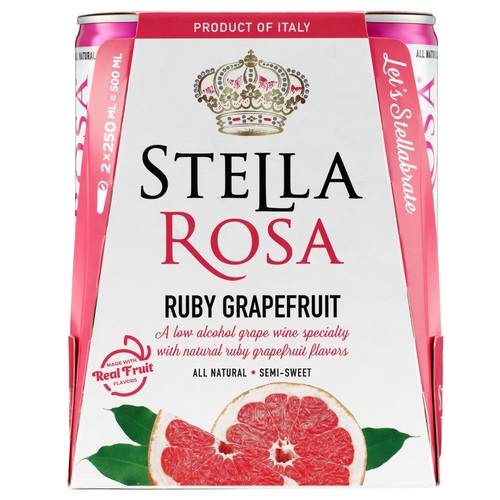 Zoom to enlarge the Stella Rosa Ruby Grapefruit Can 2pk