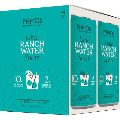 Pamos Ranch Water Hemp Derived Spritz 10mg Thc