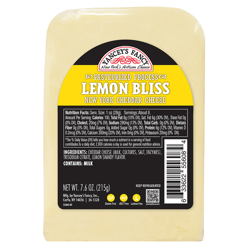 Zoom to enlarge the Yancey’s Fancey Lemon Bliss Cheddar