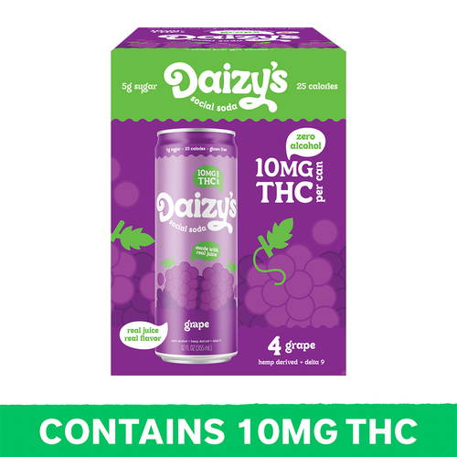 Daizy's Social Soda Grape 10mg Hemp Derived Thc