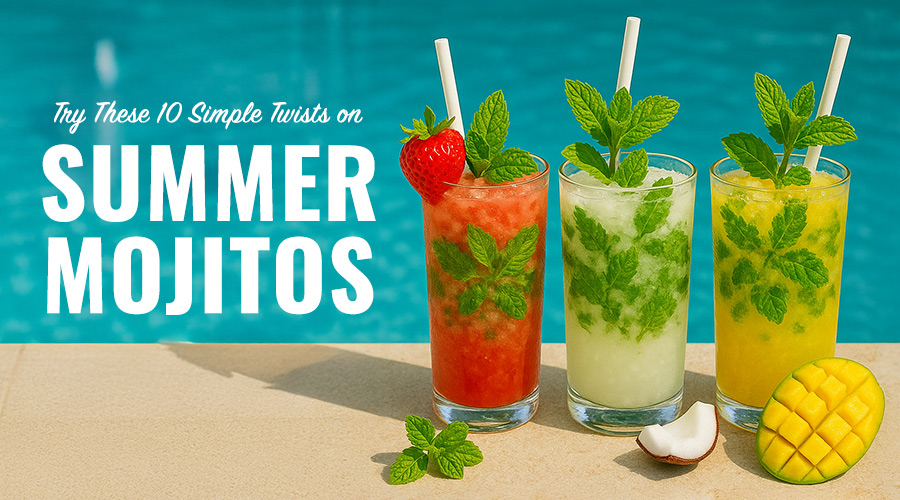 10 simple twists on summer mojitos